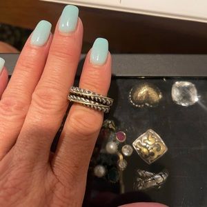 Dian Malouf Fern Ring Guards